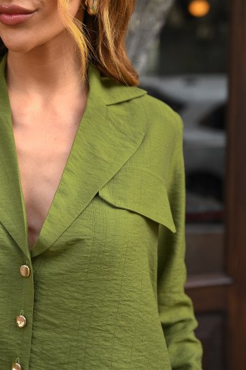 CONJUNTO LUANA ALFAIATARIA - VERDE OLIVA