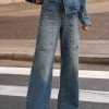 CALÇA KEILA JEANS CÓS ELÁSTICO - AZUL