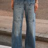 CALÇA KEILA JEANS CÓS ELÁSTICO - AZUL