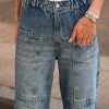 CALÇA KEILA JEANS CÓS ELÁSTICO - AZUL