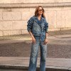 CALÇA KEILA JEANS CÓS ELÁSTICO - AZUL