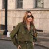 CASACO NOVA ZELÂNDIA TOQUE AVELUDADO - VERDE MILITAR