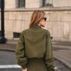 CASACO NOVA ZELÂNDIA TOQUE AVELUDADO - VERDE MILITAR