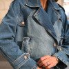 JAQUETA KEILA JEANS - AZUL
