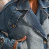 JAQUETA KEILA JEANS - AZUL