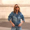 JAQUETA KEILA JEANS - AZUL