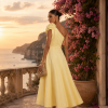 VESTIDO MIDI FLOWERS NULA MANGA - VERDE SÁLVIA 