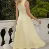 VESTIDO MADRID MIDI RODADO - AMARELO