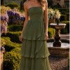 VESTIDO ESPANHA LONGO T.Q.C CAMADAS - VERDE MILITAR