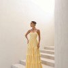 VESTIDO ESPANHA LONGO T.Q.C CAMADAS - CAMOMILA