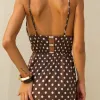VESTIDO DELFOS LONGUETE POÁ - MARROM