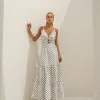 VESTIDO DELFOS LONGUETE POÁ - OFF WHITE