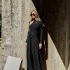 CONJUNTO ADELINE BLUSA E CALÇA MOLETINHO - PRETO