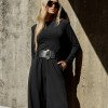 CONJUNTO ADELINE BLUSA E CALÇA MOLETINHO - PRETO