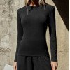 CONJUNTO ADELINE BLUSA E CALÇA MOLETINHO - PRETO