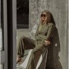 CONJUNTO ADELINE BLUSA E CALÇA MOLETINHO - MILITAR