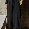 CONJUNTO ADELINE BLUSA E CALÇA MOLETINHO - PRETO