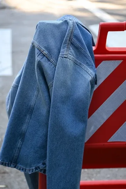 JAQUETA JEANS BICOLOR