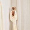 VESTIDO REBECA LONGO CAPA - CREME