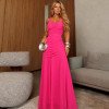 VESTIDO NATALY CHIFFON ASSIMÉTRICO - PINK