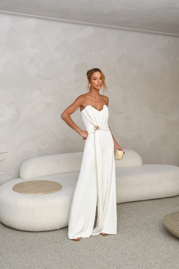 MACACÃO DENISE MULTIFORMAS - OFF WHITE