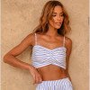 TOP SUMMER LISTRAS - AZUL
