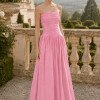 VESTIDO CECILIA BUSTO DRAPEADO JERSEY T.Q.C - ROSA