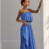 CONJUNTO LOREN BLUSÊ E CALÇA ALADIM - AZUL 