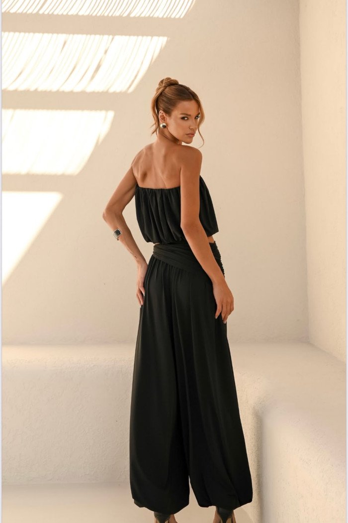CONJUNTO LOREN BLUSÊ E CALÇA ALADIM - PRETO