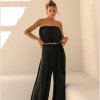 CONJUNTO LOREN BLUSÊ E CALÇA ALADIM - PRETO