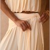 CONJUNTO LOREN BLUSÊ E CALÇA ALADIM - MANTEIGA