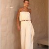 CONJUNTO LOREN BLUSÊ E CALÇA ALADIM - MANTEIGA