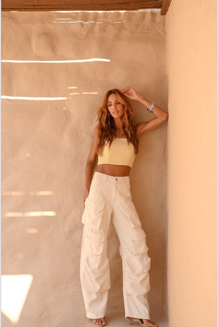 CALÇA CARGO LUANA JEANS - CRU