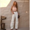 CALÇA CARGO LUANA JEANS - CRU