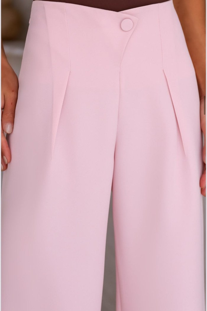CONJUNTO CATARINA ALFAIATARIA BLAZER E COLETE COM CINTO - ROSA