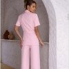 CONJUNTO CATARINA ALFAIATARIA BLAZER E COLETE COM CINTO - ROSA