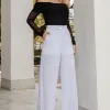 BLUSA LIZ TULE MANGA LONGA OMBRO A OMBRO - PRETO