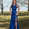 VESTIDO DE FESTA OTTAVIA ALFAIATARIA PRADA - AZUL ROYAL