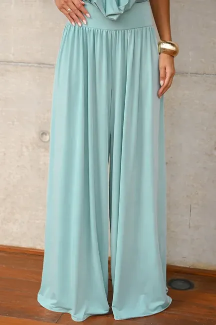 CONJUNTO BODY E CALÇA PARIS - VERDE MENTA