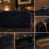 CLUTCH FESTA PEDRARIA LÓTUS - AZUL MARINHO