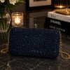 CLUTCH FESTA PEDRARIA LÓTUS - AZUL MARINHO
