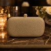 CLUTCH FESTA EXPLENDORE PEDRARIA - DOURADA