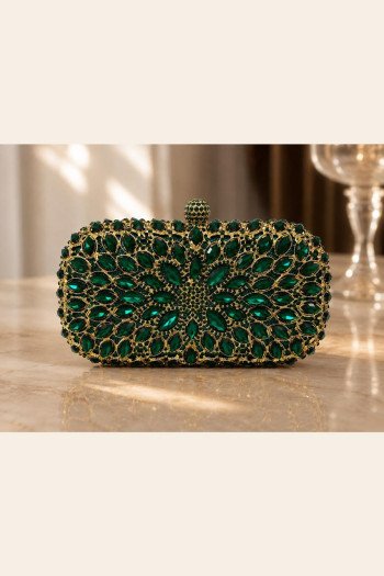 CLUTCH FESTA EXPLENDORE PEDRARIA - VERDE