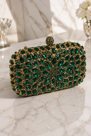 CLUTCH FESTA EXPLENDORE PEDRARIA - VERDE