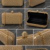 CLUTCH FESTA PEDRARIA LÓTUS - DOURADO