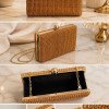 CLUTCH FRANÇA PEDRARIA - DOURADA