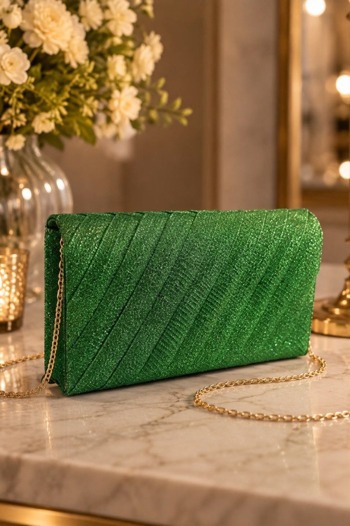 CLUTCH SÔFIA BRILHO - VERDE