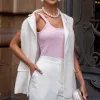 COLETE ATENAS MAXI FORRADO - OFF WHITE