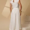 VESTIDO GENOVA MIDI - OFF WHITE