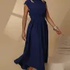 VESTIDO GENOVA MIDI - AZUL MARINHO
